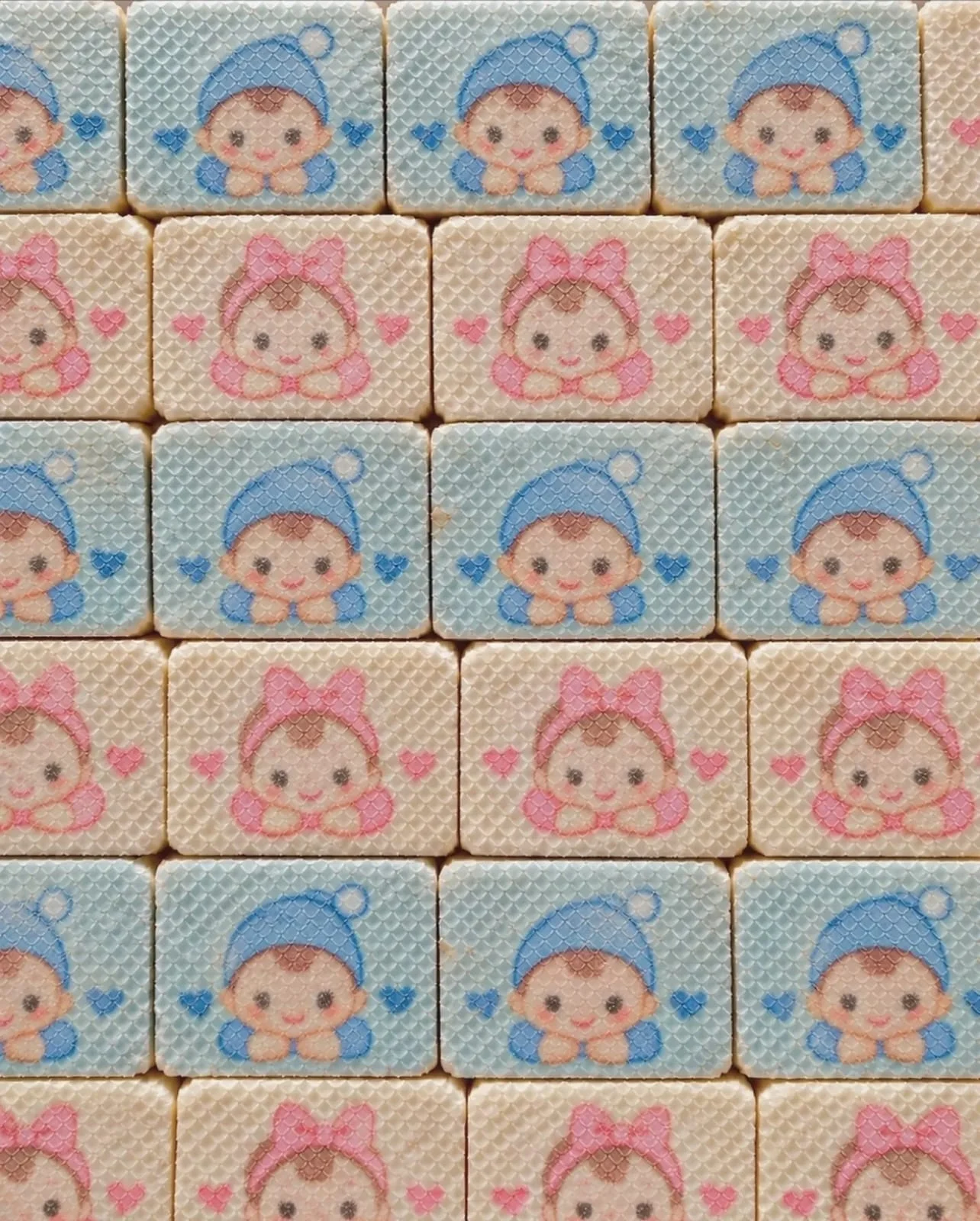 Custom cookies dengan cetakan ilustrasi bayi